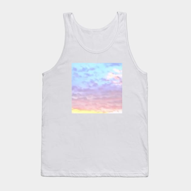 Tropical Rainbow Sunset Tank Top by ArtbyAlisha1